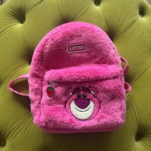 🍓Disney Lotso Plush Mini Backpack